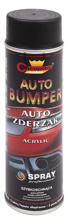 Auto Zderzak Champion Czarny Mat Farba Akrylowa 500 ml.jpg