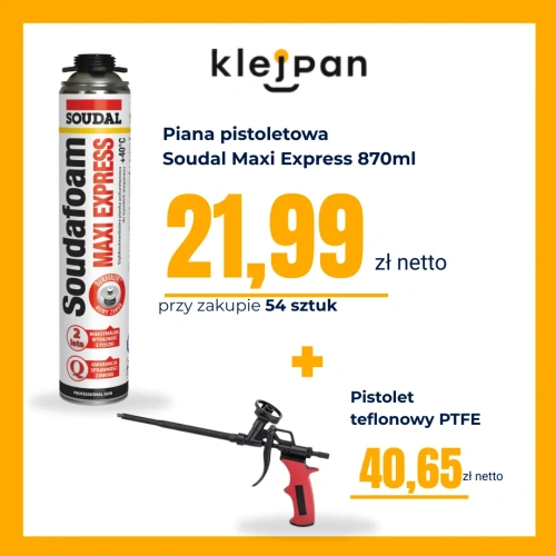 54x Soudal Maxi Express i pistolet teflon.webp