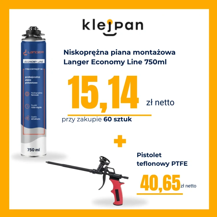 60x Langer Economy Line i pistolet teflon.webp