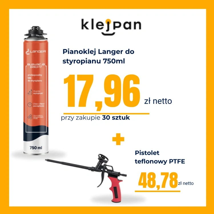30x Pianoklej Langer do styropianu i pistolet teflon (2).webp