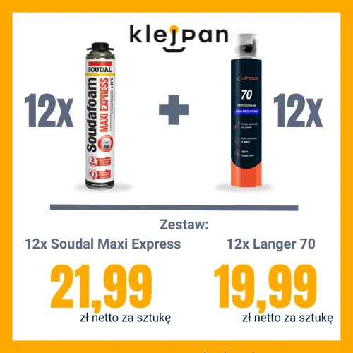 zestaw 12x Soudal Maxi Express 12x Langer 70.webp