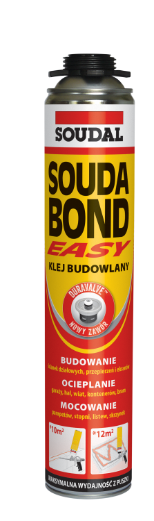 Soudal Soudabond Easy Pianoklej Budowlany Pistoletowy